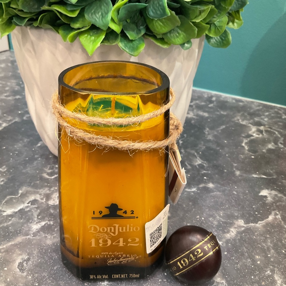 Don Julio 1942 Tequila Bottle Candle